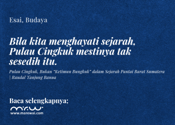 Pulau Cingkuk, Bukan “Ketimun Bungkuk” dalam Sejarah Pantai Barat Sumatera | Raudal Tanjung Banua