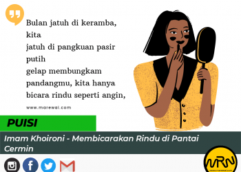 Puisi-puisi Imam Khoironi | Membicarakan Rindu di Pantai Cermin