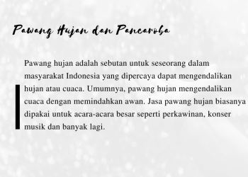 Pawang Hujan dan Pancaroba