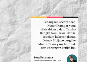 Zera Permana | Kampar dalam Kesatuan Adat Luhak Limapuluh Negeri Alam Minangkabau #2